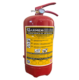 6 KG KÖPÜKLÜ FOAM YANGIN TÜPÜ