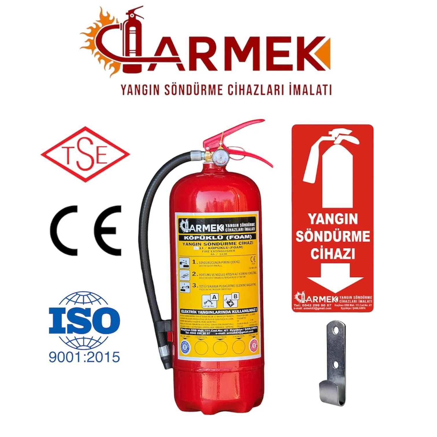 6 KG YANGIN TÜPÜ KÖPÜKLÜ FOAM